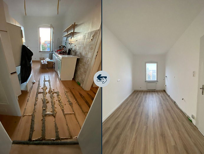 Aufwertung durch Renovierung